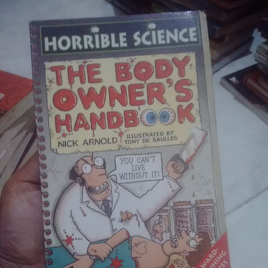 horrible science the body owners hand book