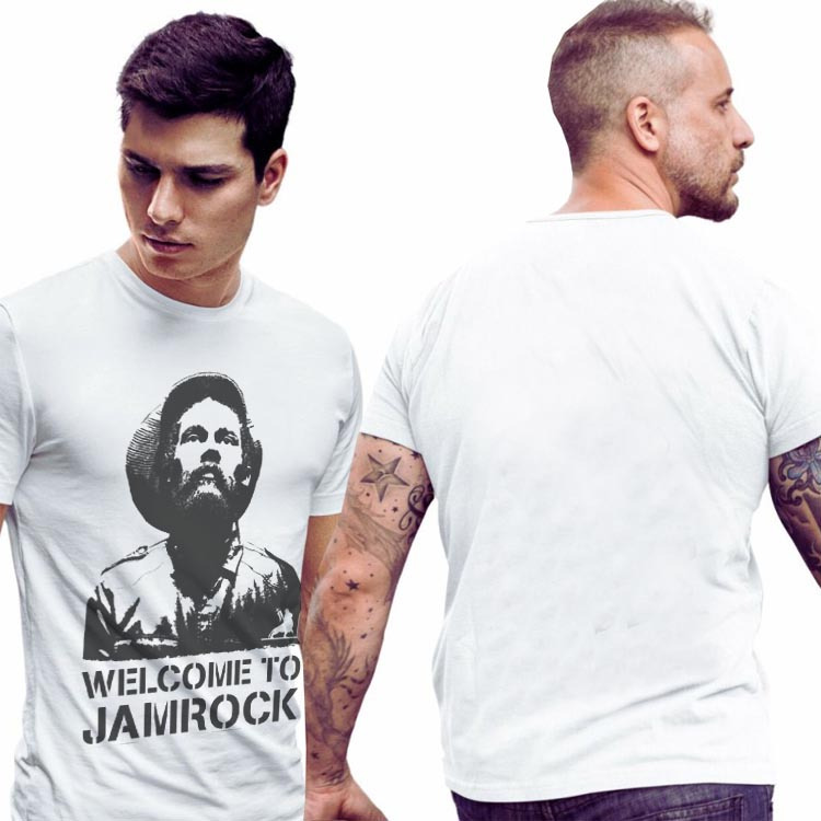 NEW READY STOCK || Kaos Damian Marley Welcome to Jamrock Tshirt Bahan Katun Kombed 30s || Size S M L