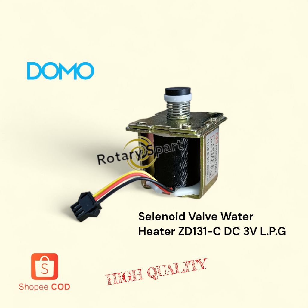 Selenoid Valve Water Heater DC 3V LPG Pemanas Air Gas DOMO