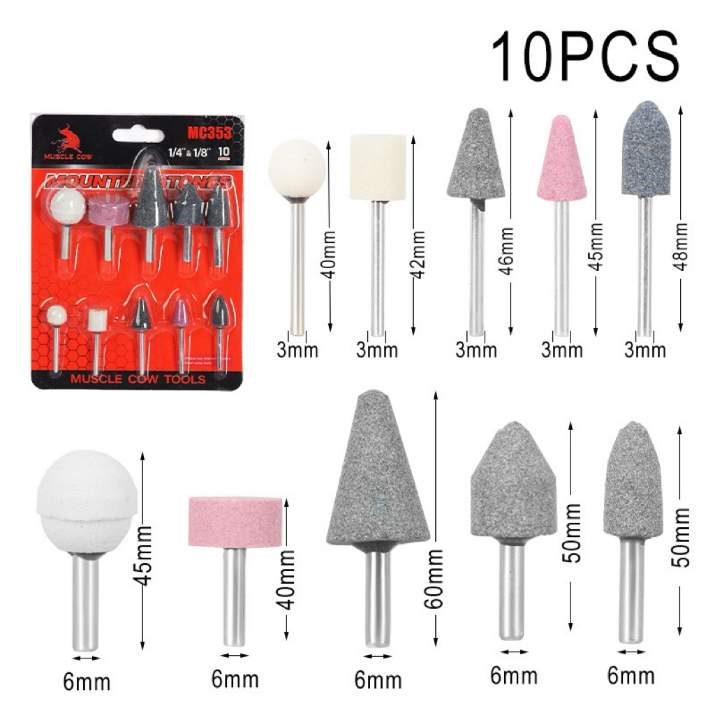 mata bor batu asah / porting mata tuner 5pcs dan 10pcs