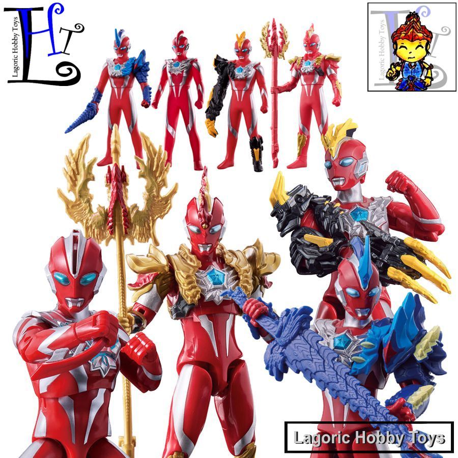 Mainan Ultraman Omega Bandai LHT 2 Mix Varian Mainan Figure Original (ultra hero ultra action figure