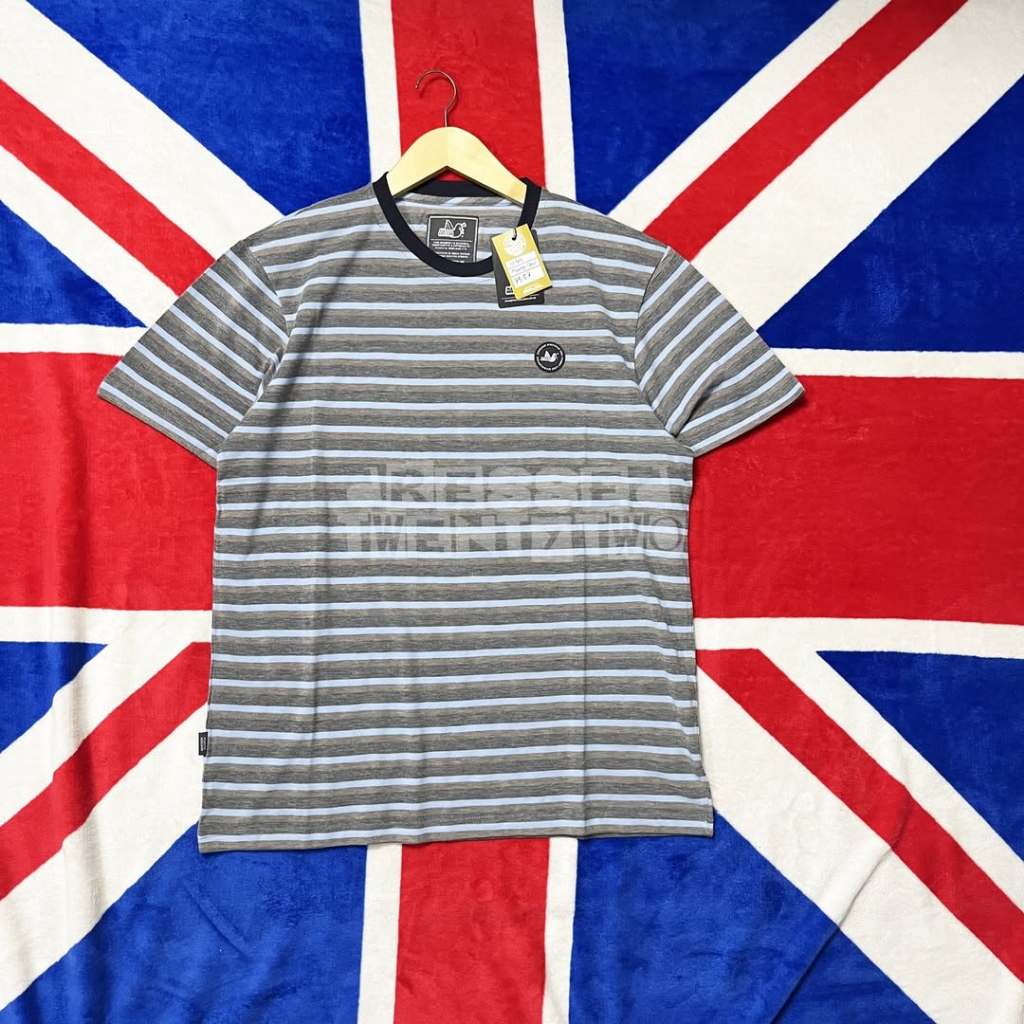 KAOS PEACEFUL HOOLIGAN BIRKETS STRIPE GREY SKY BLUE