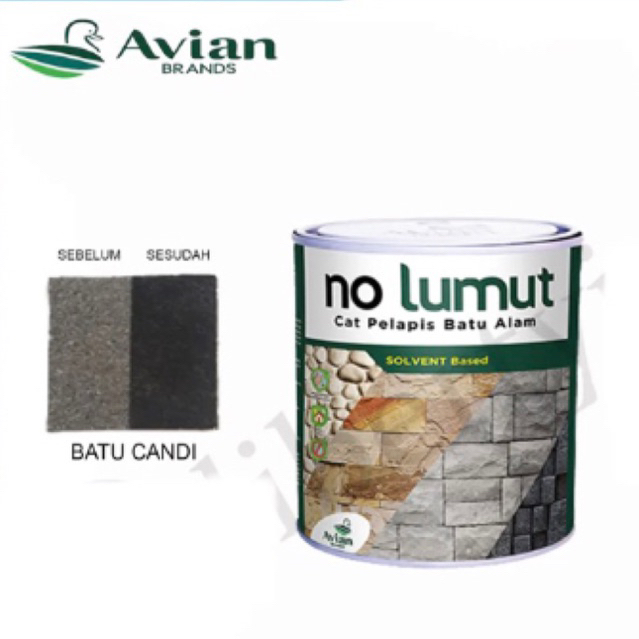 Cat Pelapis Coating Vernis Batu Alam No Lumut Batu Candi Hitam Doff Thiner Base