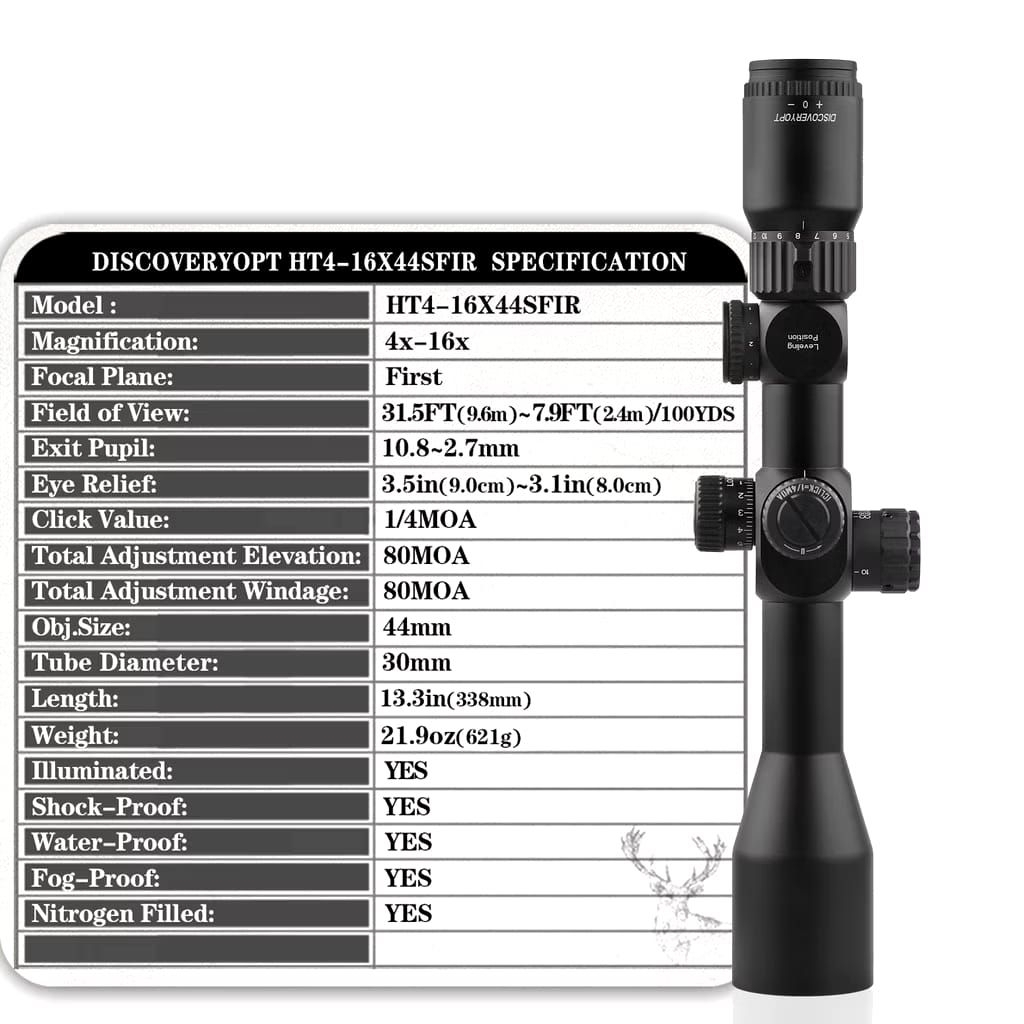 telescope discovery HT-GEN 2 4-16x44 sfir ffp