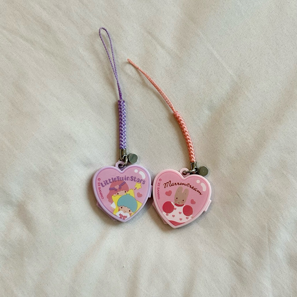 Sanrio Phonestrap Heart Pink Purple Little twin stars Marroncream
