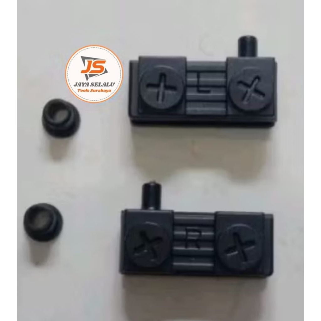 1 PSG : Engsel Pivot Pintu Kaca - Engsel Pintu Jepit Kaca 5 mm (T 86 Plastik)