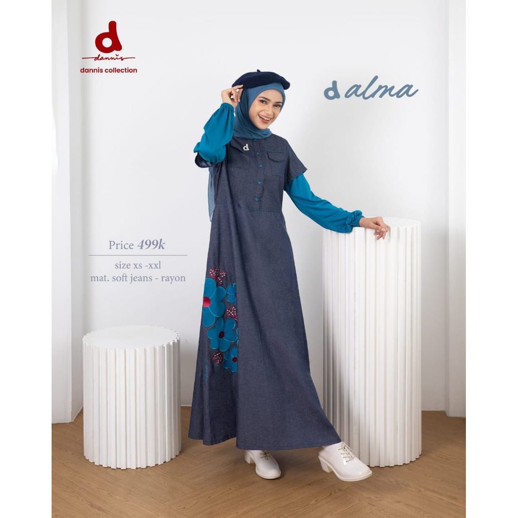 Gamis Wanita D'alma by Dannis Collection/Dannis Jeans