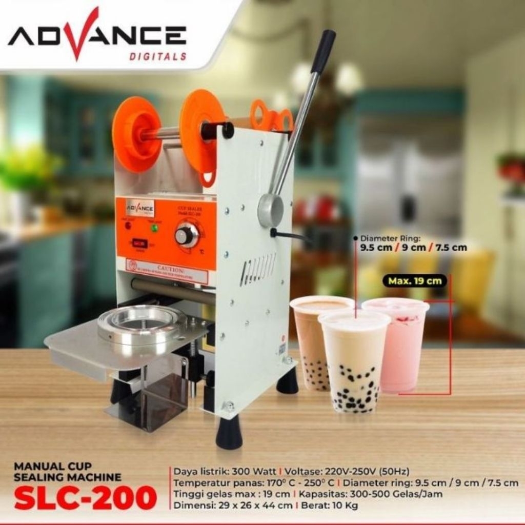CUP SEALER ADVANCE SLC-200