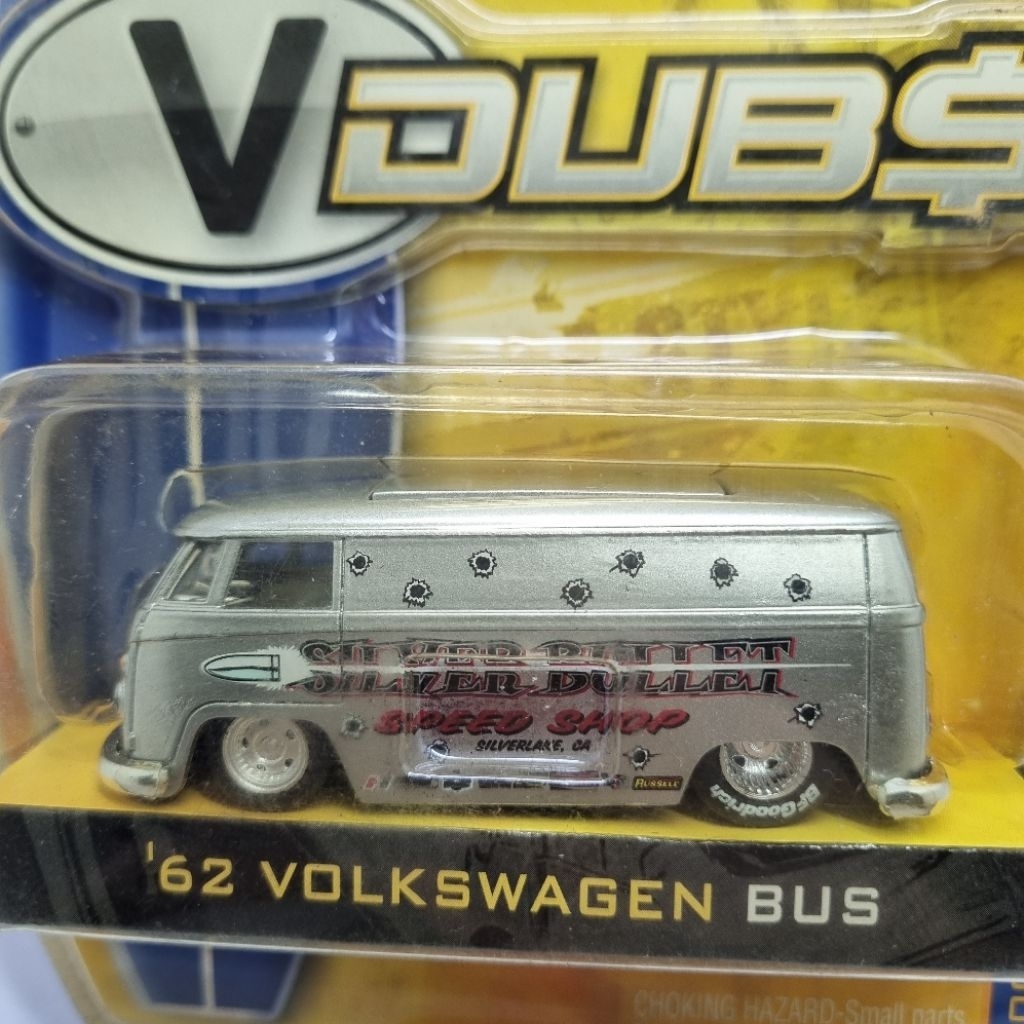 Diecast Mobil Jada Toys 1:64 '62 VOLKSWAGEN BUS