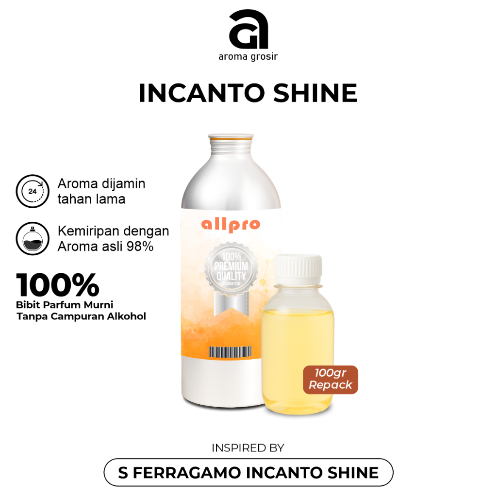 BIBIT PARFUM ALLPRO INCANTO SHINE INSPIRED BY SALVATORE FERRAGAMO - INCANTO SHINE