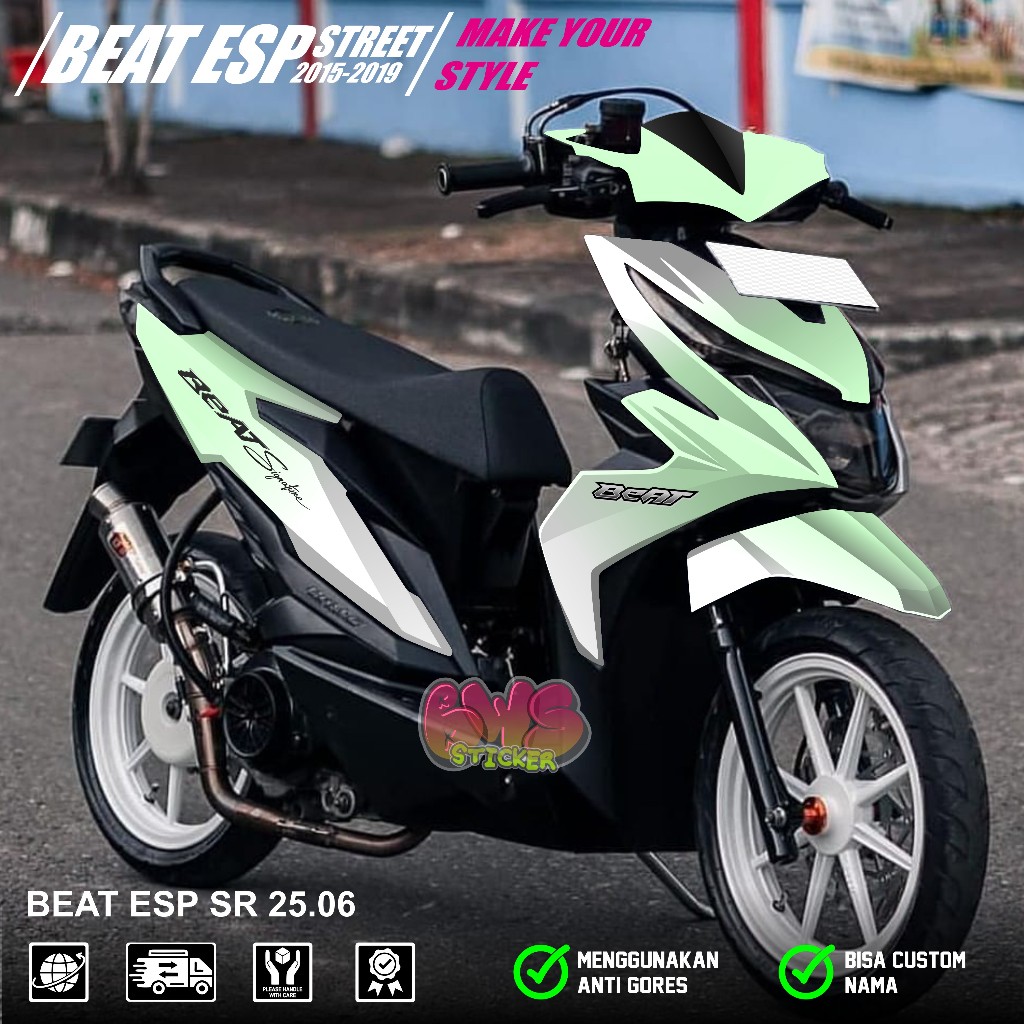 COD Sticker Decal Full Body Beat Fi Esp Beat Street Tahun 2016 2017 2018 2019 Sticker Full Body Beat