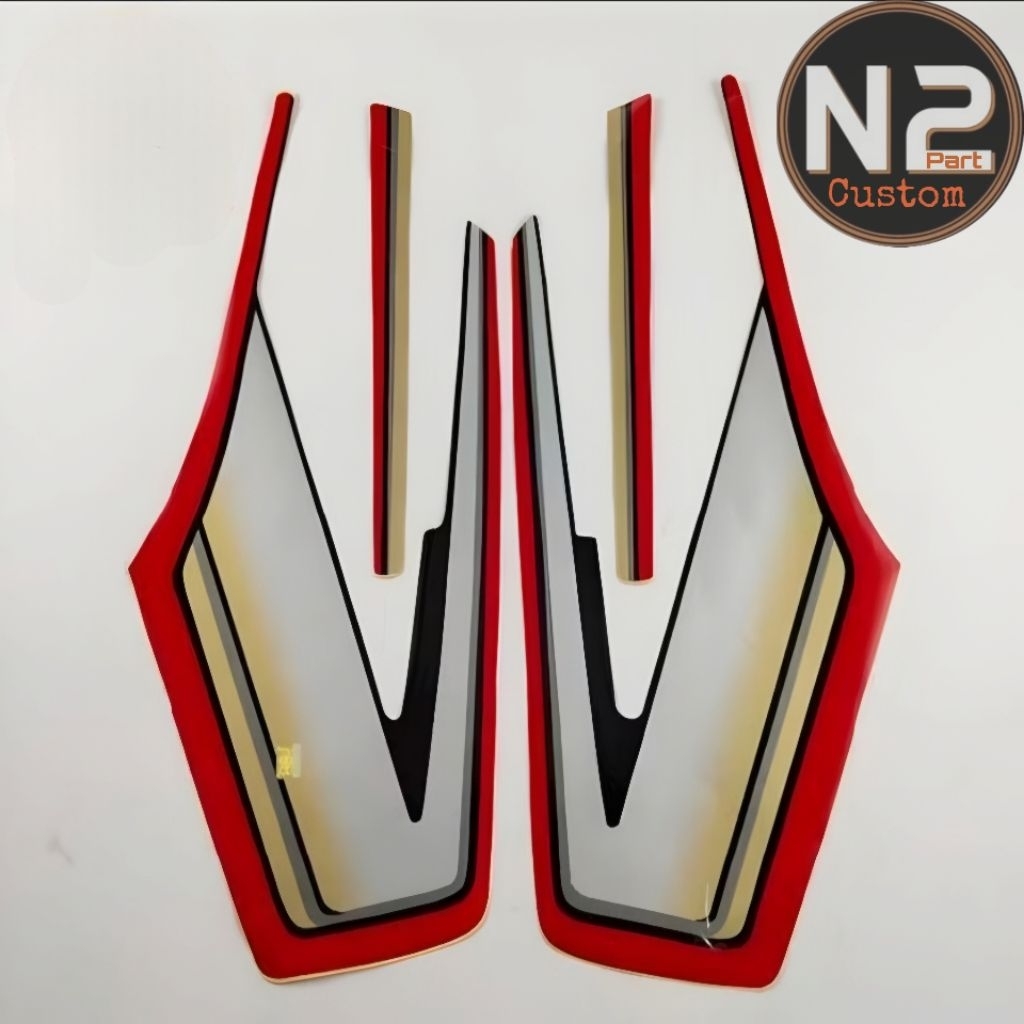 Striping Sticker Yamaha RX KING 1993 Lis Body Rx king cobra 93 merah