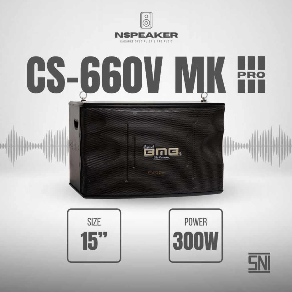 BMB CS 660V MK III PRO - Passive Speaker 15 inch (pair)