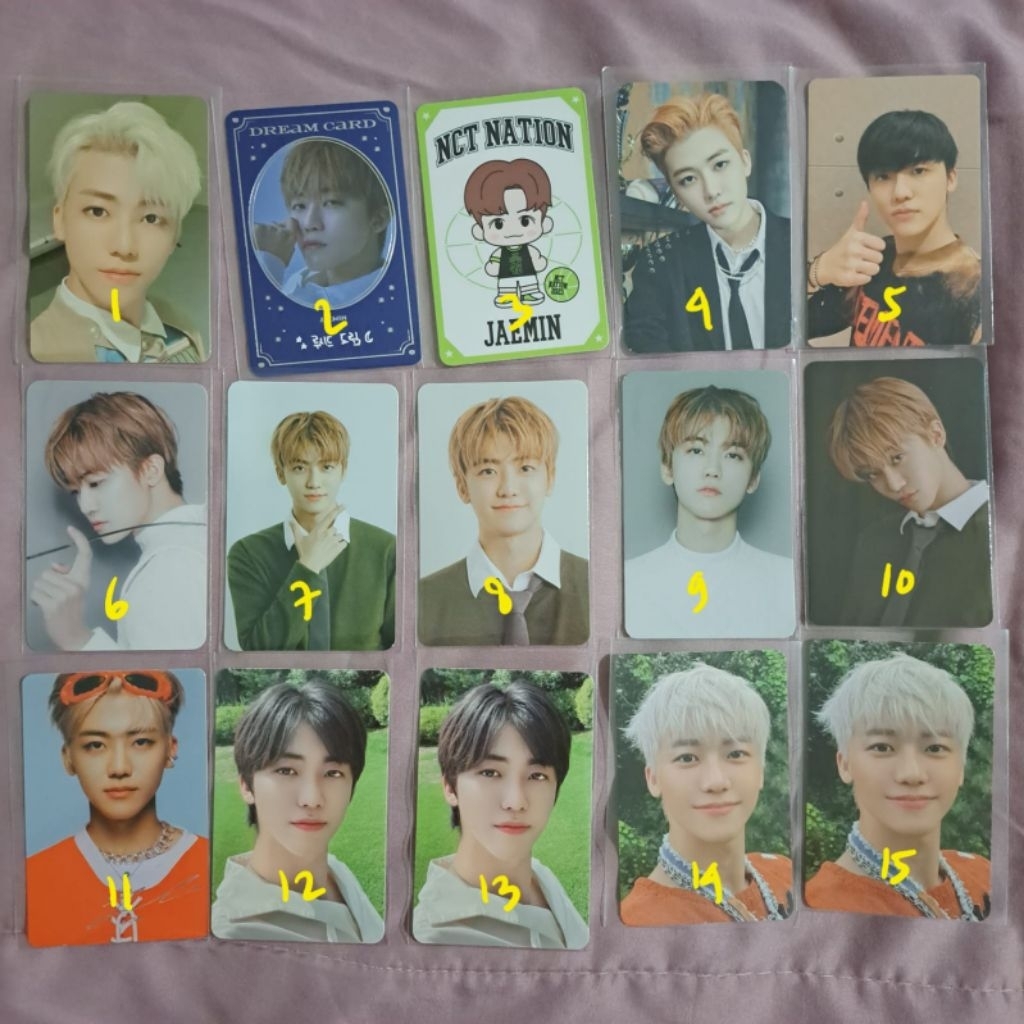 [READY STOCK] PC NCT JAEMIN PHOTOCARD DREAM YIZHIYU HELLO FUTURE MD MINI BALLOON BALON 2020 RESO RES