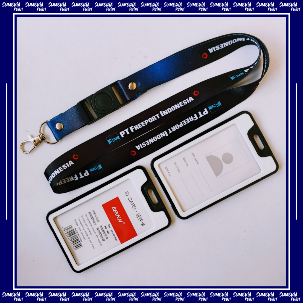 Lanyard Tali Gantungan Id Card PT Freeport Indonesia