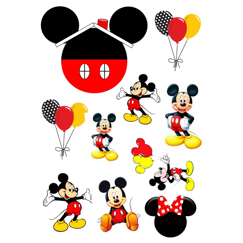 TOPPER Cake MICKEY MOUSE Custom/Hiasan Kue ULTAH Anak