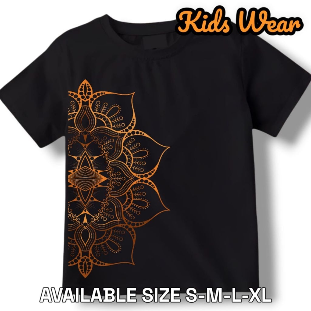 Kaos batik anak anak lucu atasan baju anak cewek cowok motif DTF distro murah