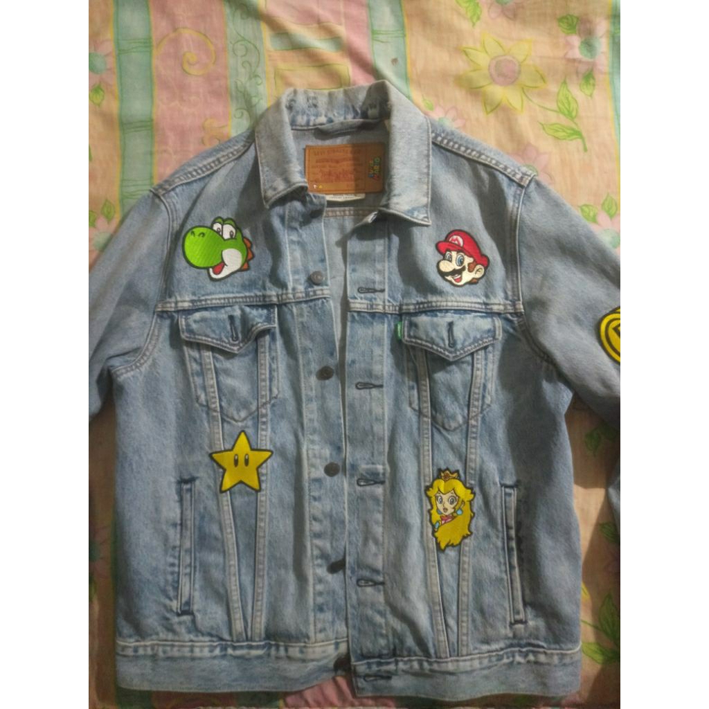 jaket Levis x Super Mario preloved