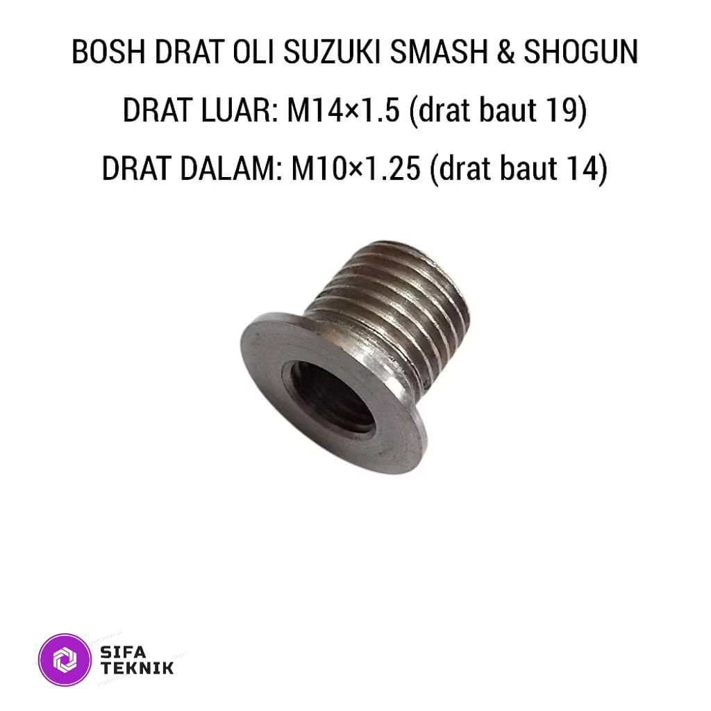 Sok Drat baut 19 ke 14 ( Baut M14- M10)