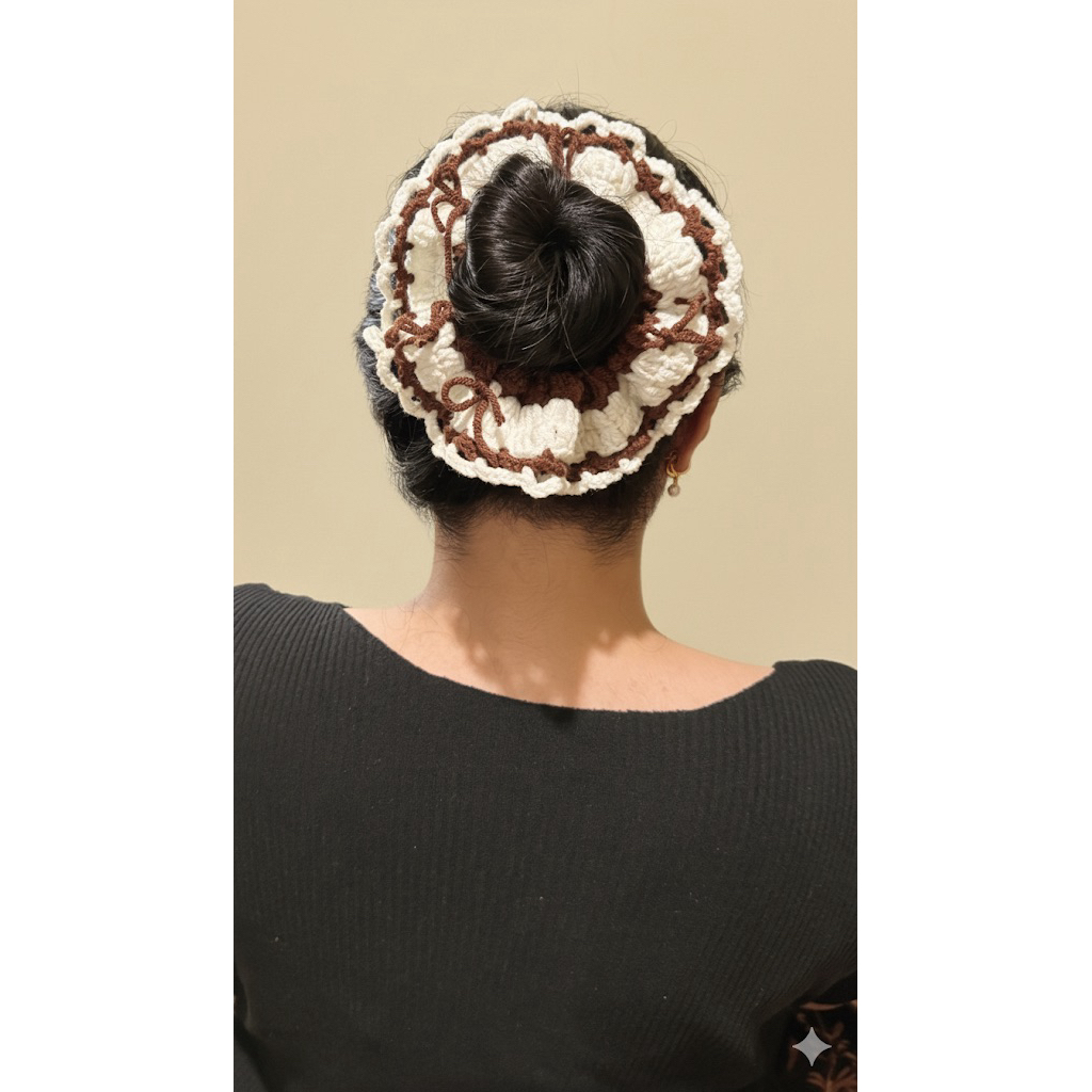 kunciran rambut pita rajut | kunciran anak lucu cantik