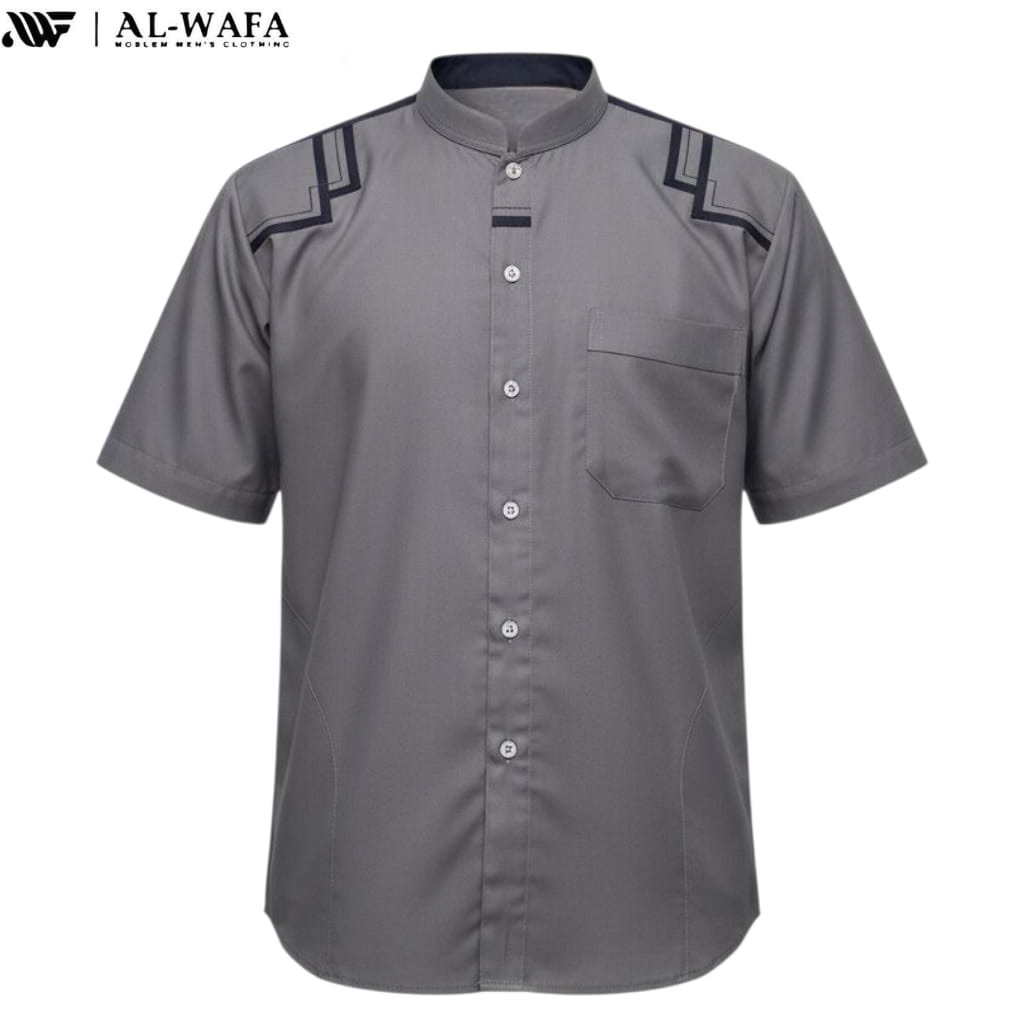 Al-Wafa Daw' Alqamar Series Dewasa (KK 053 HS CUFF) Pendek Tangan