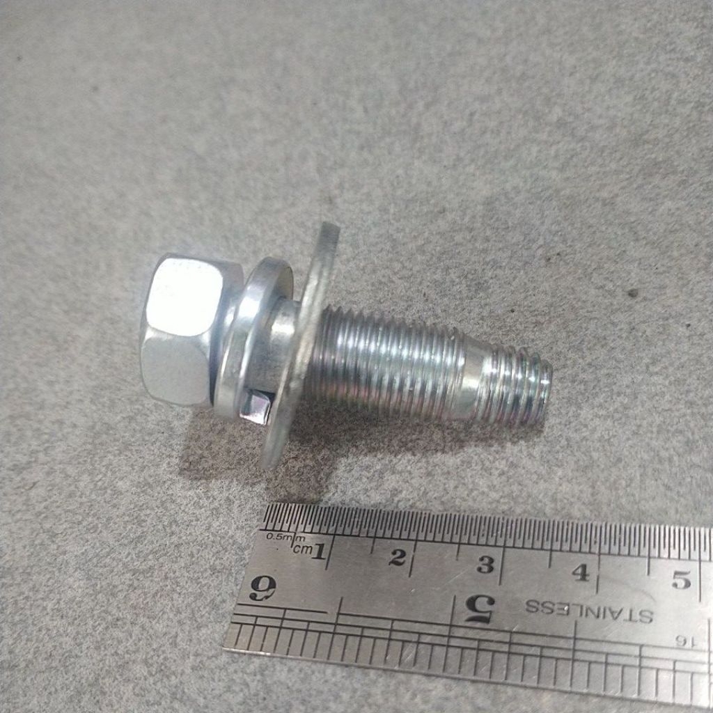 BAUT 17 DERAT ATAS BAUT 17 DERAT BAWAH BAUT 14 UNTUK KONCIAN panjang 3.5 cm