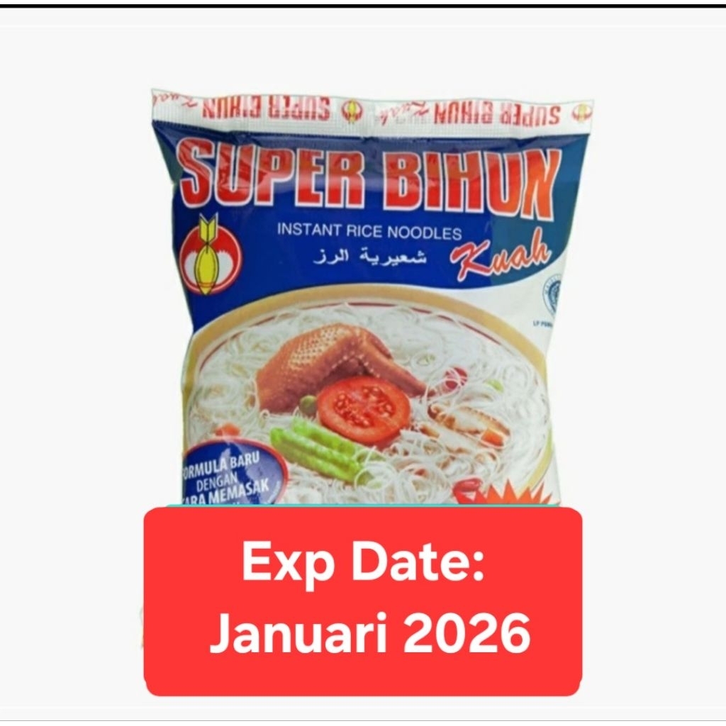 Super Bihun Kuah, bihun instan.
