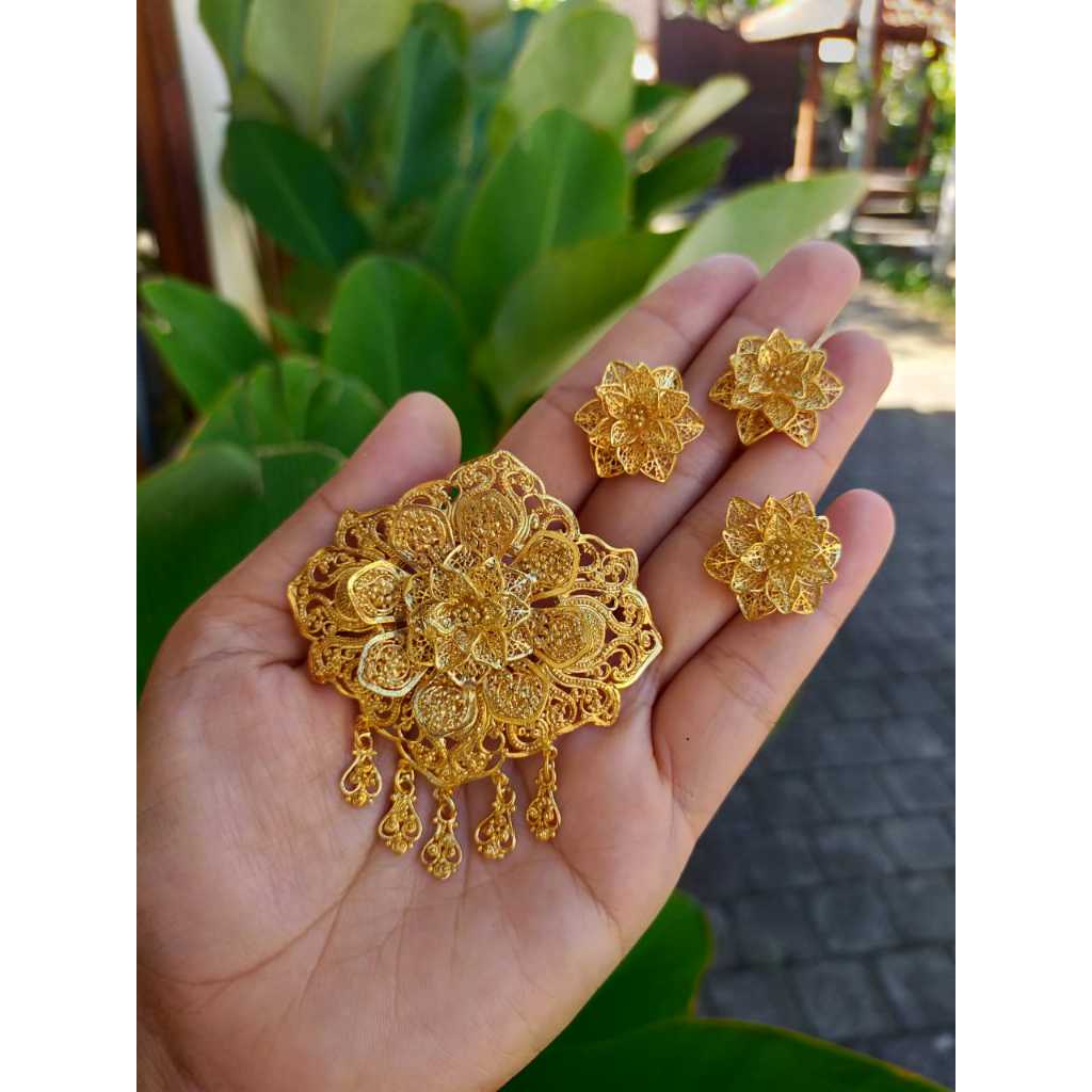 Set Bros Alpaka Kendari (Bros, Anting, Cincin)