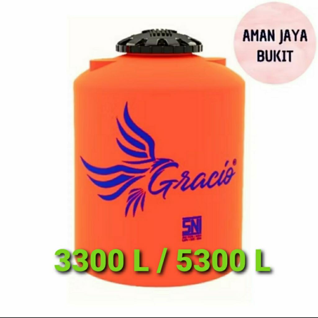 Tangki Air Gracio 3300 5300 Liter Tedmond