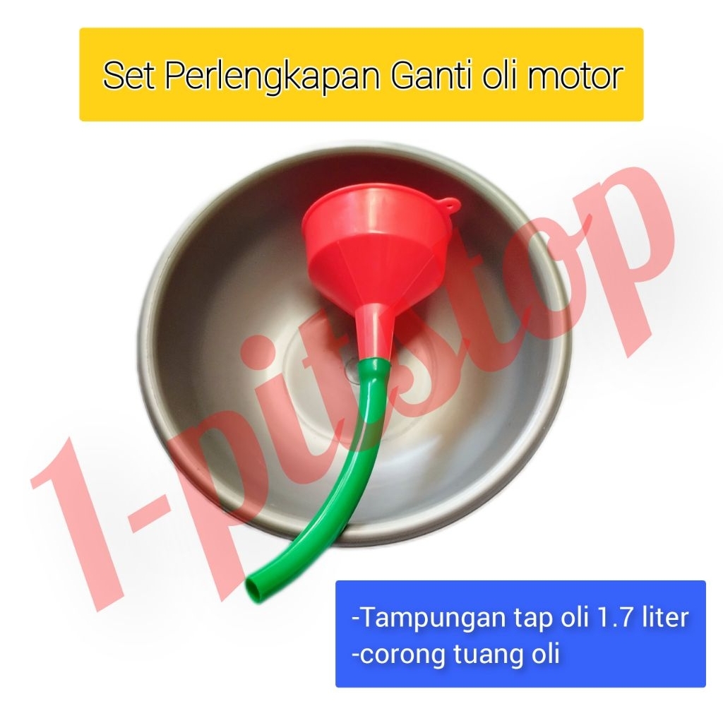 Set alat/perlengkapan ganti OLI MOTOR nampan oli bak oli bekas tap oli
