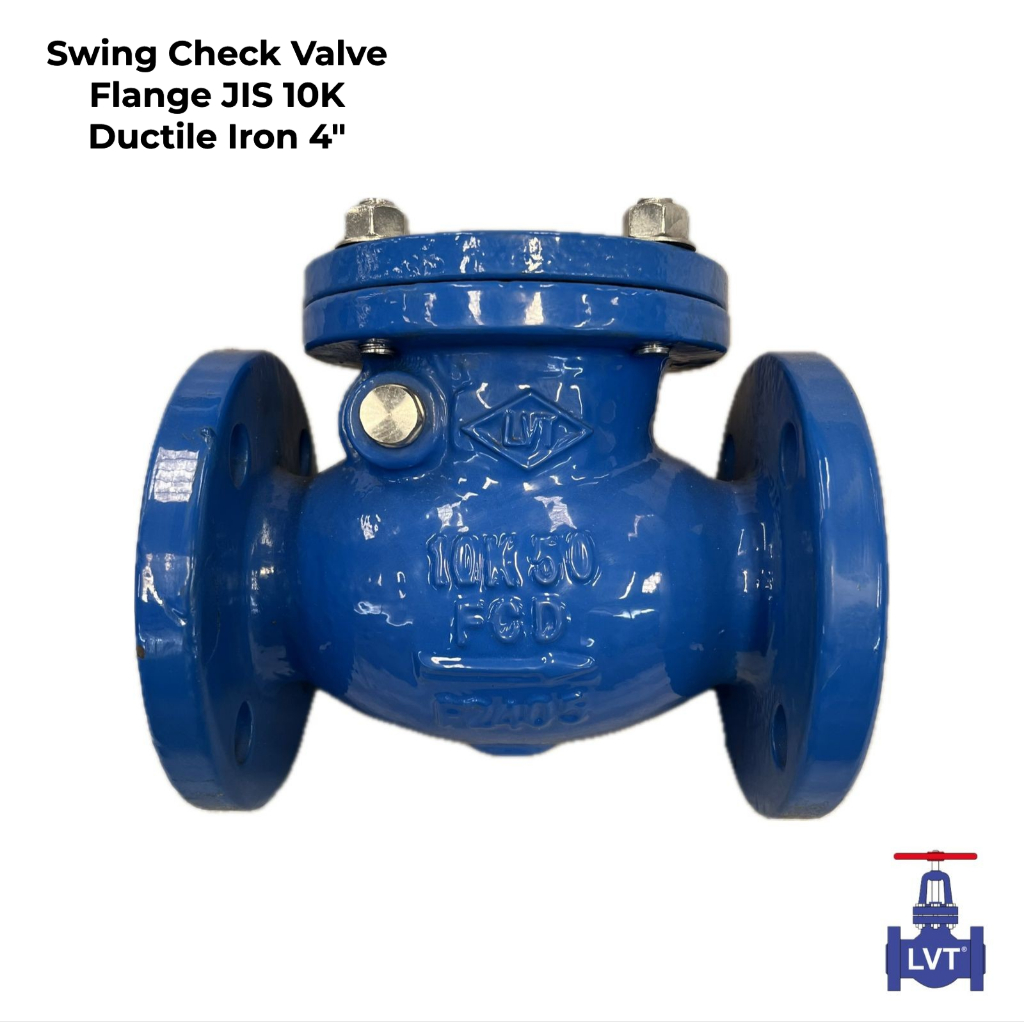 Swing Check Valve Flange JIS 10K Ductile Iron 4 Inch