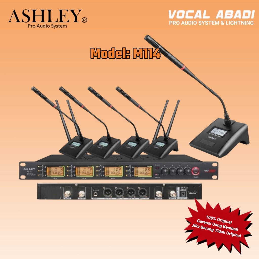 MIC WIRELESS ASHLEY M114 PODIUM