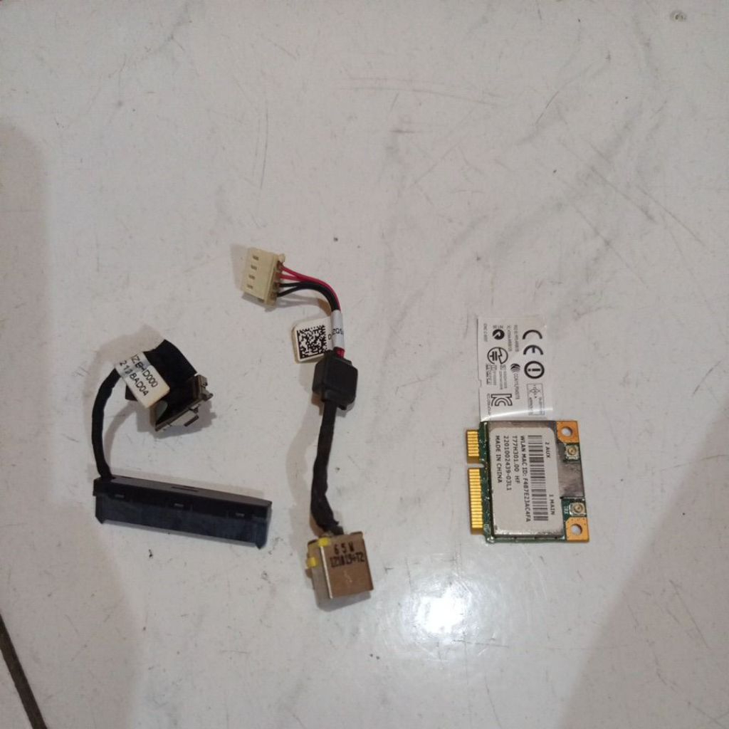 Pretelan Acer E1-431 : DC Connector, HDD Connector & WiFi Card