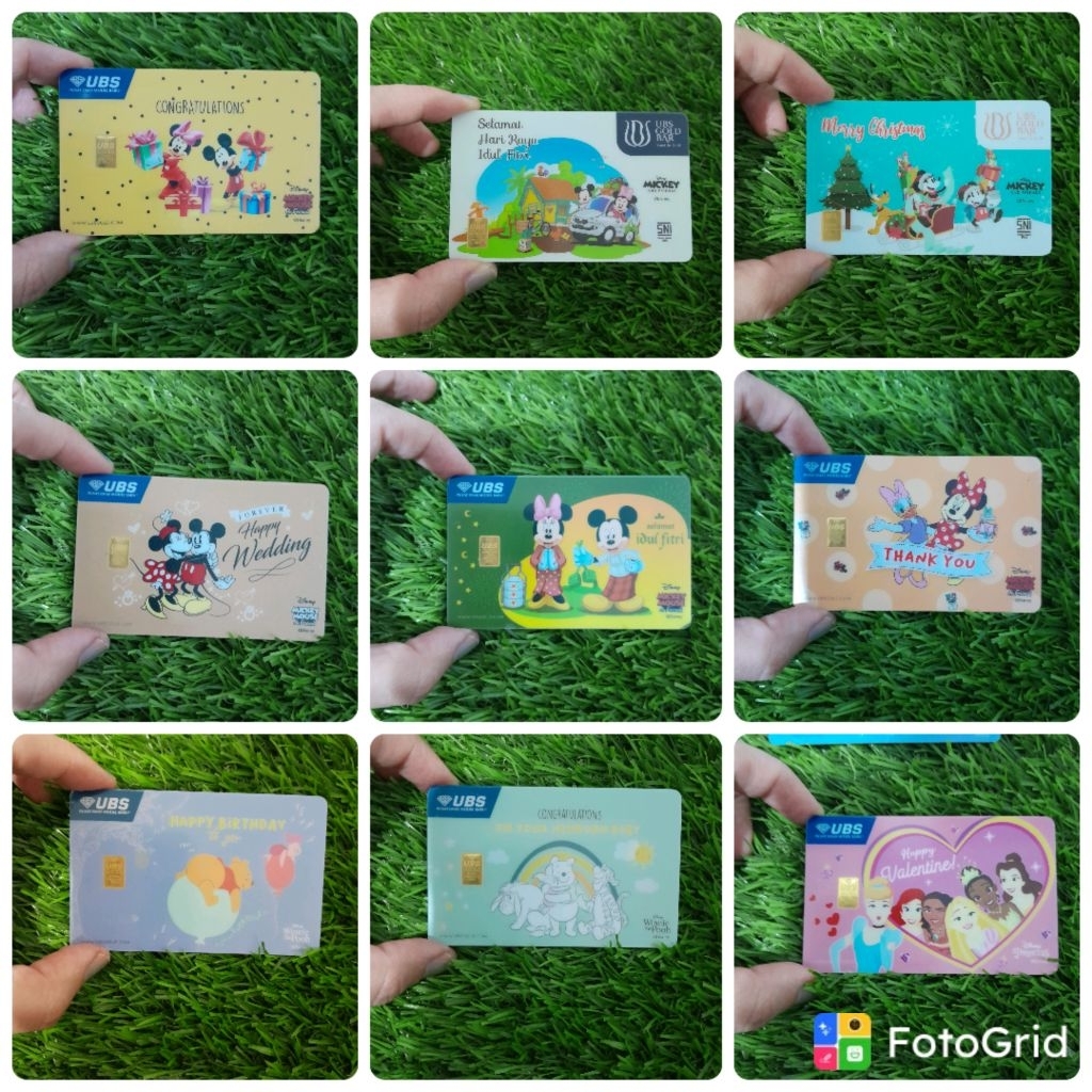 Disney UBS Card mickey mouse