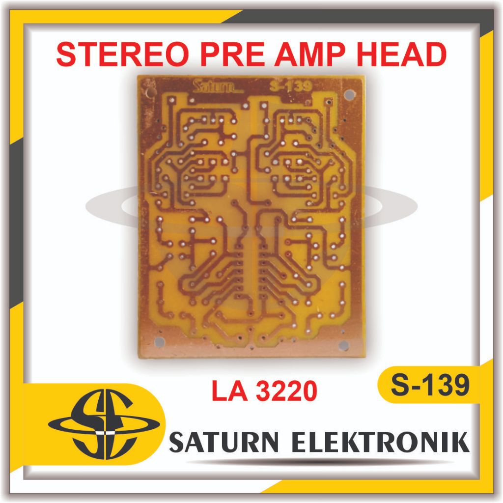 PCB Stereo Preamp HD LA3220 S-139