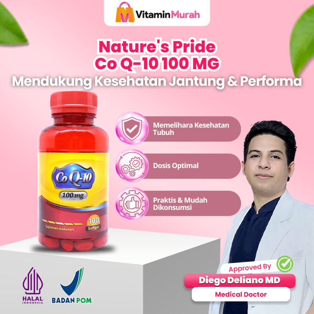NATURE'S PRIDE CO Q-10 100 MG CO ENZYM Q100 ISI 100 SOFTGEL
