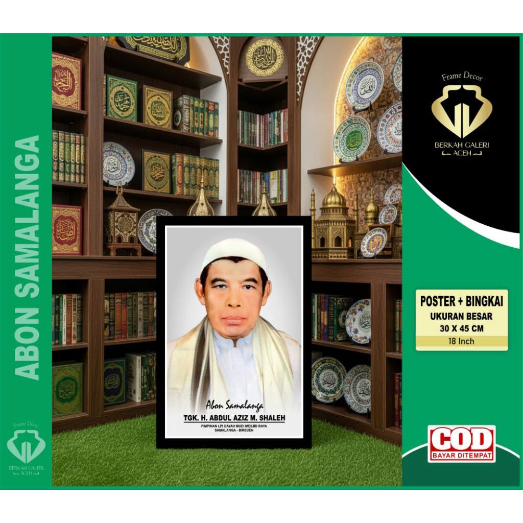 POSTER ULAMA ACEH / ABON AZIZ