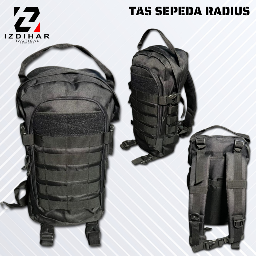 TERMURAH TAS SEPEDA TAS PUNGGUNG SEPEDA ARMY / TAS SEPEDA PRIA ARMY 3 RUANG SAKU (free rubber)