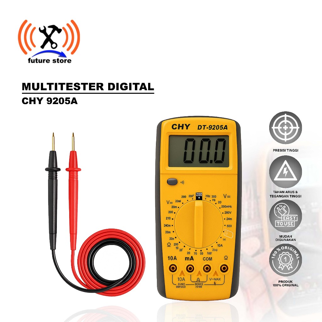 Multitester Digital CHY 9205A / Avometer Digital CHY 9205A Original