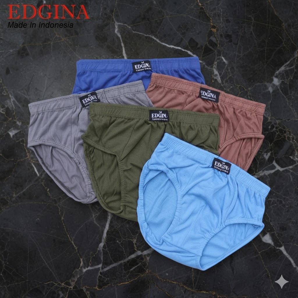 Celana Dalam Edgina Isi ( 3 Pcs ) | Celana Dalem Pria Dewasa Merk Edgina | Celana Dalam Pria Katun E