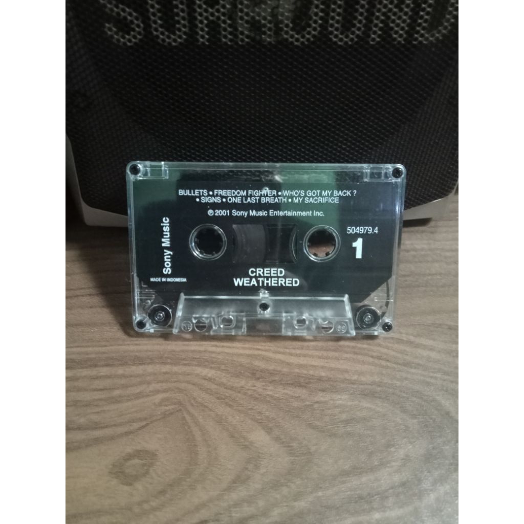 Kaset pita CREED album Weathered Original tanpa Cover