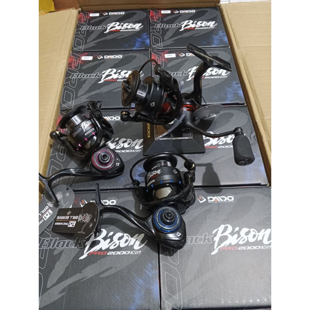 Reel kerekan pancing Daido Black Bison Pro 2000 XS