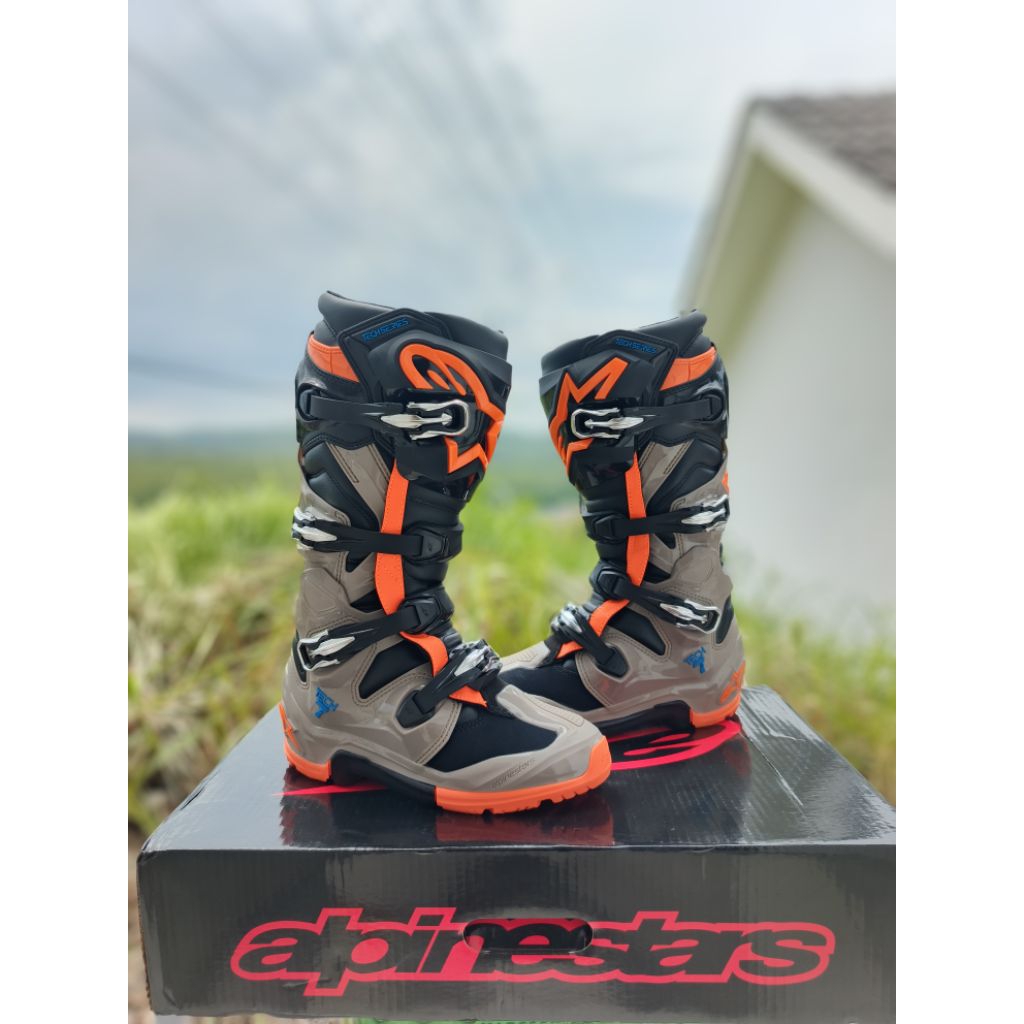 sepatu trail boots alpinestar tech 7 enduro original new sepatu trail trabas adventure enduro cros