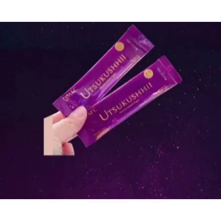 Minuman UTSUKUSHI GOLD ecer 5 saset Membantu Menstabilkan Berat Badan dan Kesehatan Kulit