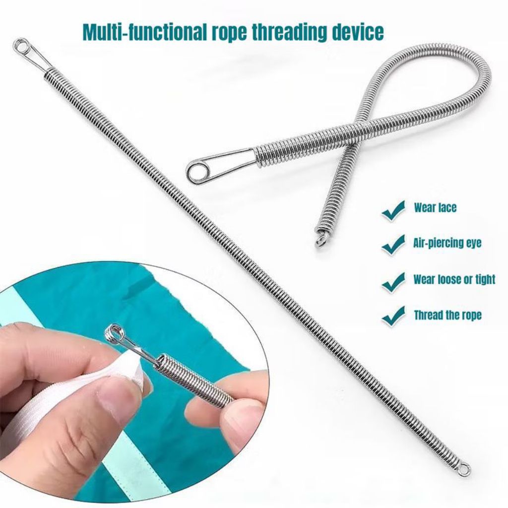 Alat Pasang Tali Celana Memasukan Kolor Pemasang Karet Pinggang Elastis