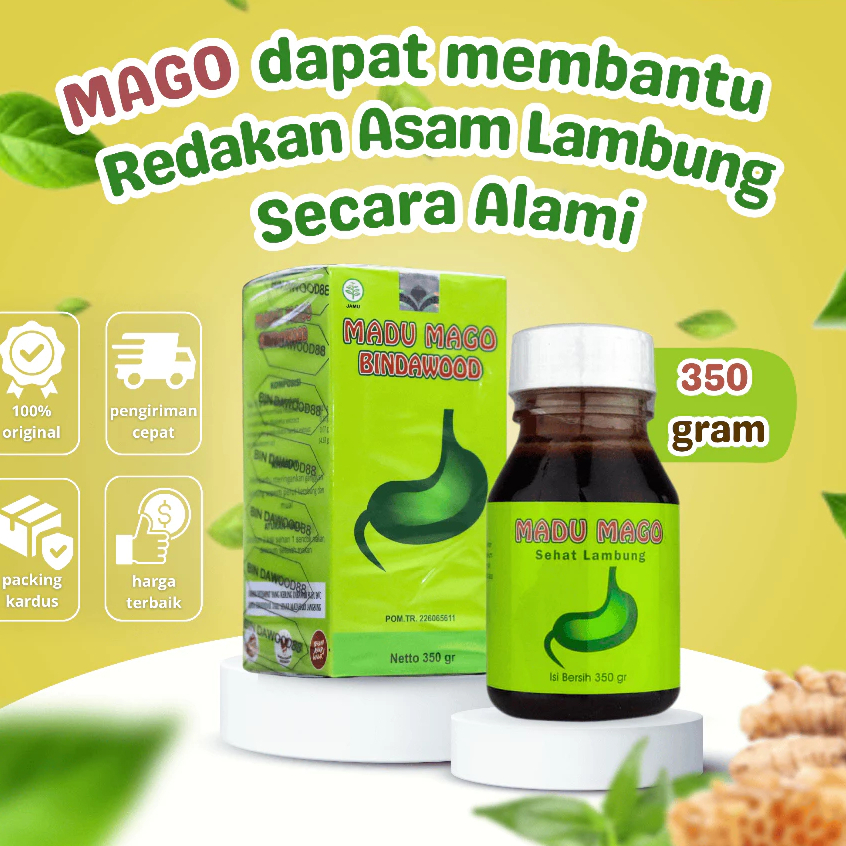 Madu Mago - Madu Maag - Madu Asam Lambung - Obat Maag - Obat Herbal Asam Lambung