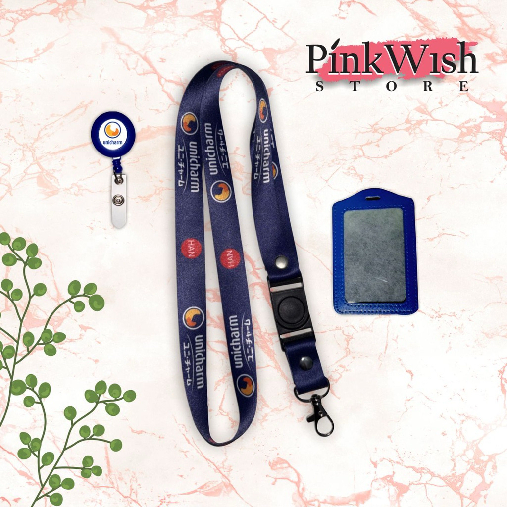 Lanyard UNICHARM / Tali idcard UNICHARM [READY STOCK] Termurah
