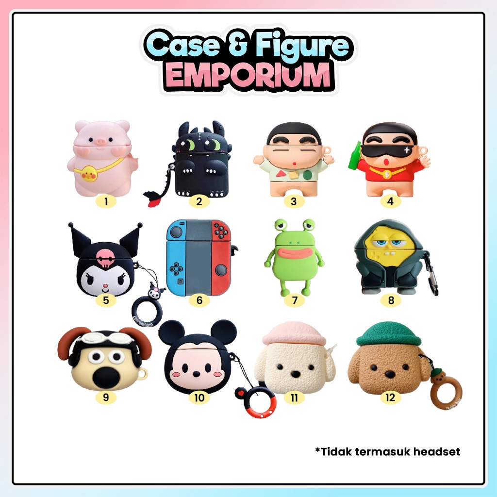 [LP] Case Lenovo LP40 / LP40 Pro / LP40 S Thinkplus Wireless Bluetooth Earphone Cartoon Cute