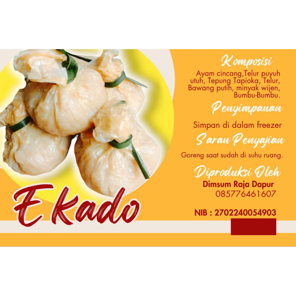 EKADO HOMEMADE ISI 10 PCS
