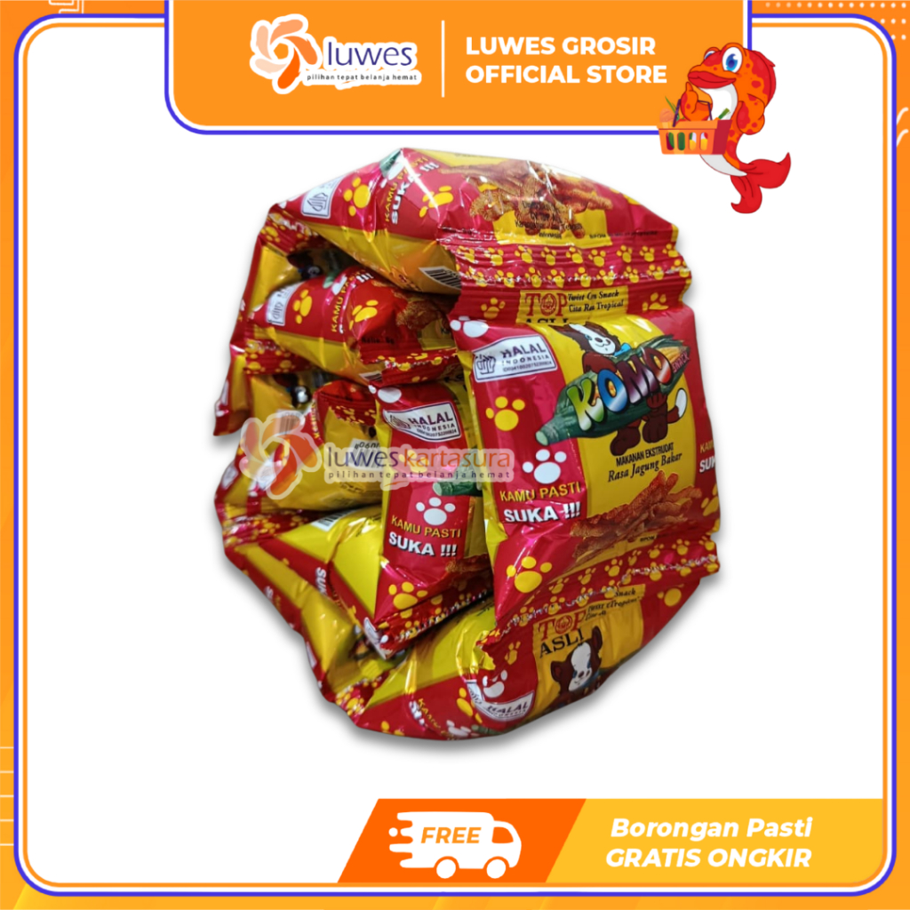 [GROSIR] Komo Snack Rasa Jagung Bakar Renceng Iis 10 Pcs Snack Murah